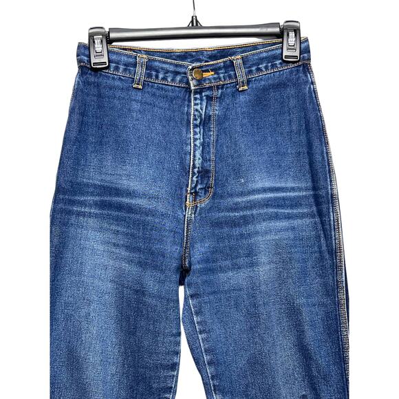 PENTIMENTO BRITTANIA Vintage 80s High‎ Waisted Straight Leg Jeans Women's 25x29 - Picture 3 of 13